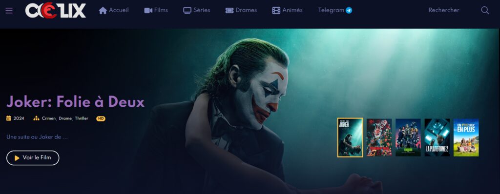 découvrez coflix, votre plateforme de streaming pour regarder films, séries et documentaires en illimité. accédez à un large catalogue de contenus en haute qualité, où et quand vous voulez.